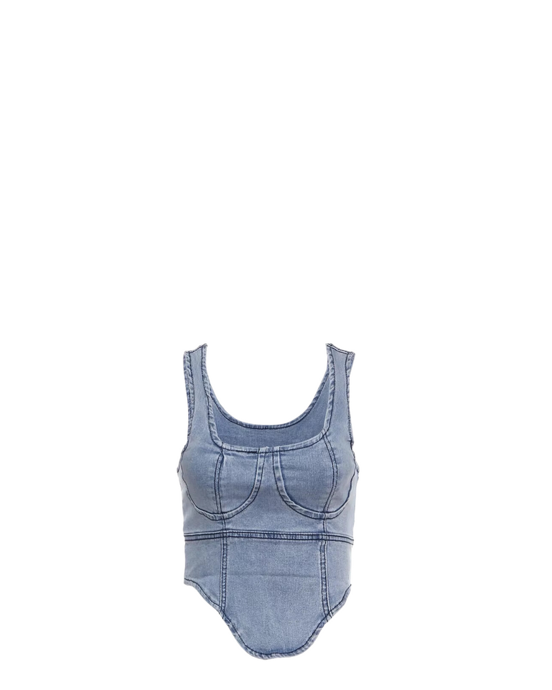 Diana Denim Tank