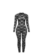 Come Correct Long Sleeve Lace Jumpsuit