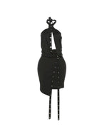 Adele Studded Halter Mini