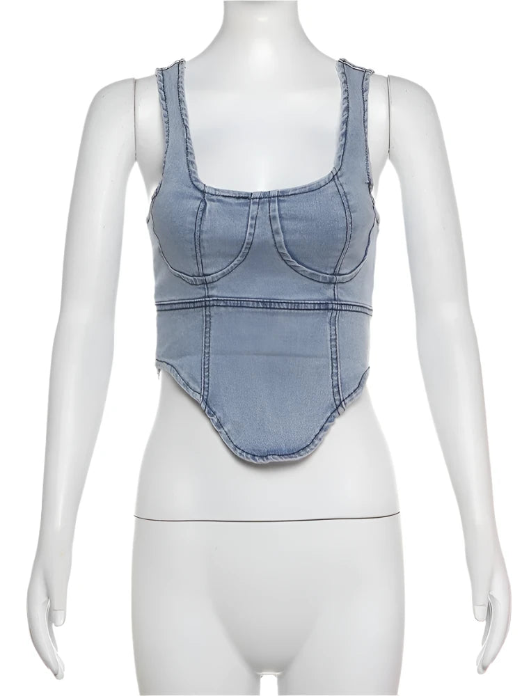 Diana Denim Tank