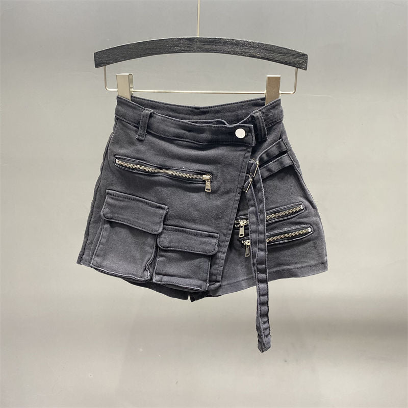 That Girl Denim Mini Skort