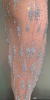 Crystal Elegance Mesh Dress