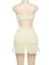 Anastasia Ruffle Two Piece Skirt Set