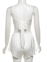 Silky Tie-Back Two Piece