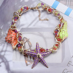 Starfish Choker Necklace