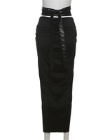 Tori Cross Bandage Maxi Skirt