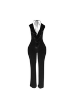 Talia Textured Jumpsuit