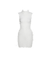 Stacked Mini Dress - White