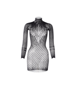 Lace Fishnet Body Stocking Mini