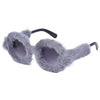 Faux Fur Sunglasses