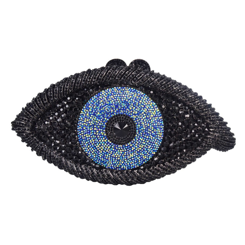 Crystal Evil Eye Clutch